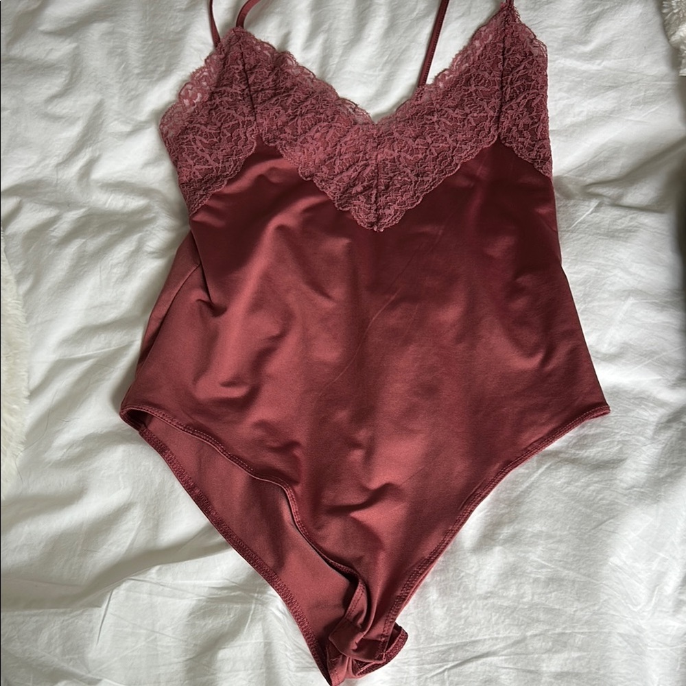 Zara Burgundy Bodysuit